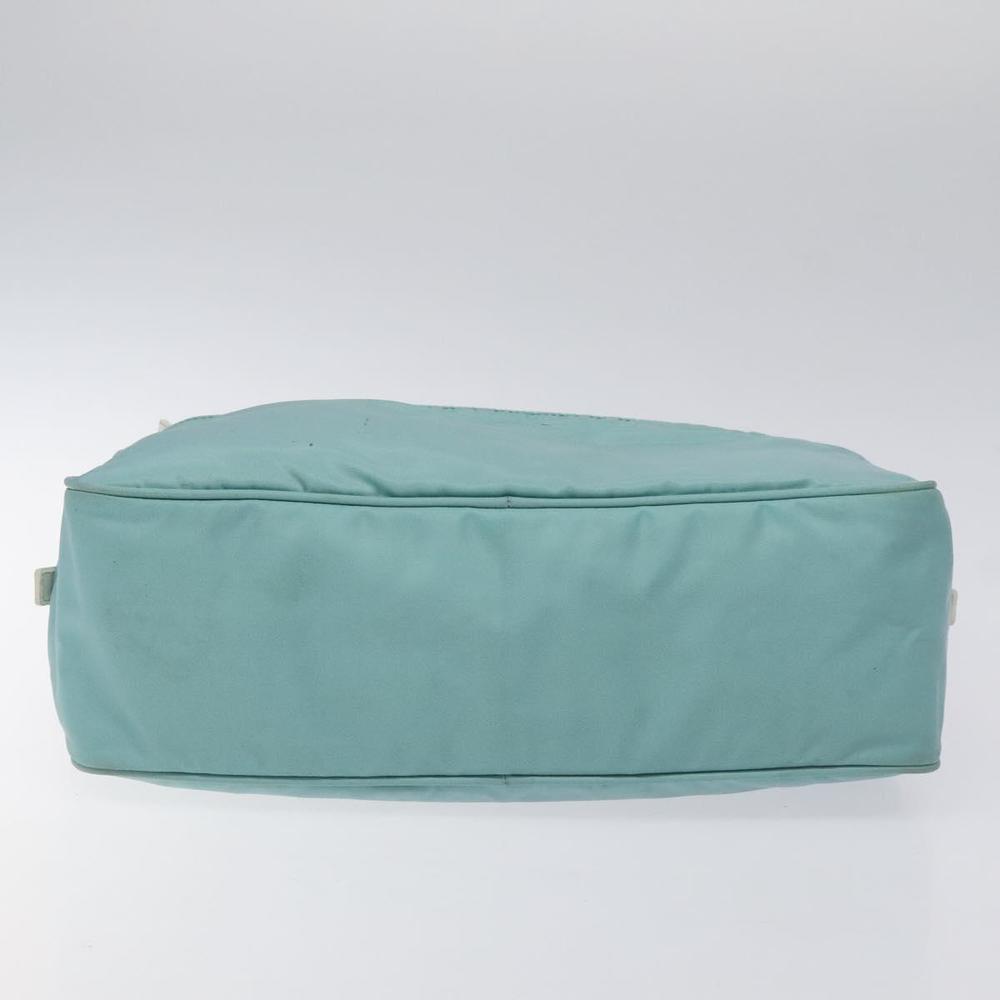 PRADA Hand Bag Nylon Blue Silver Auth 121844 - Picture 5 of 16